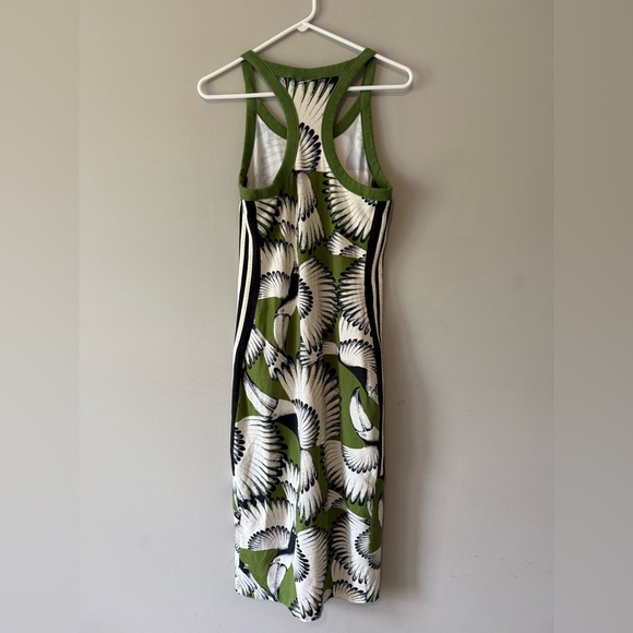 FARM Rio x Adidas Green Racerback Midi Dress - Picture 2 of 5
